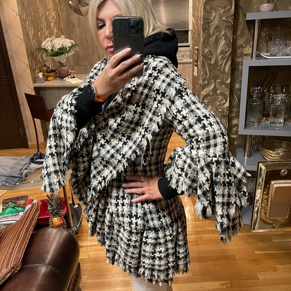 Anne Fontain tweeted fitted jailing jacket size fr40 - Picture 2 of 16